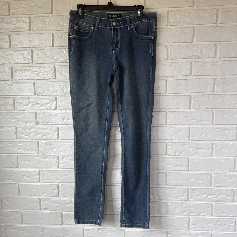 Miss‎ Pirate Junior Jeans Size 5 Skinny Embroidered